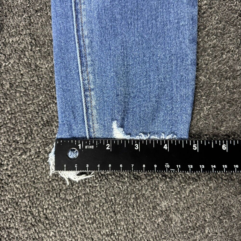 Flying Monkey High Rise Raw Hem Skinny Jeans Women's Size 26 - Picture 13 of 13